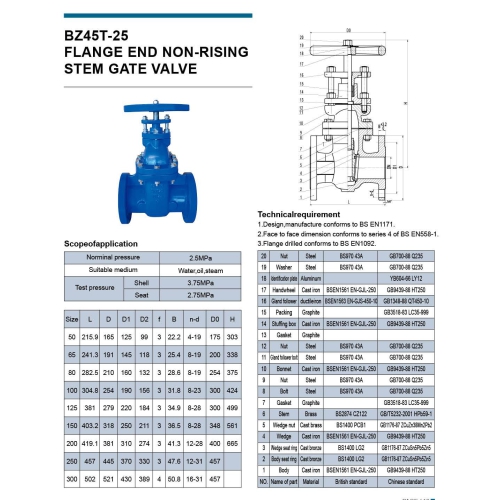 FLANGE BZ45T-25
